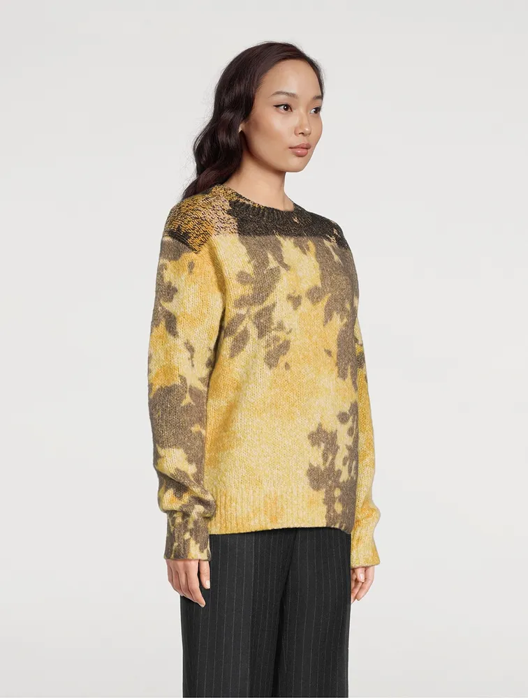 Tout Floral Jacquard Sweater