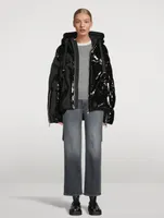 Puff Khris Scale Sequins Down Jacket