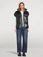 Puff Moon Shiny Down Vest