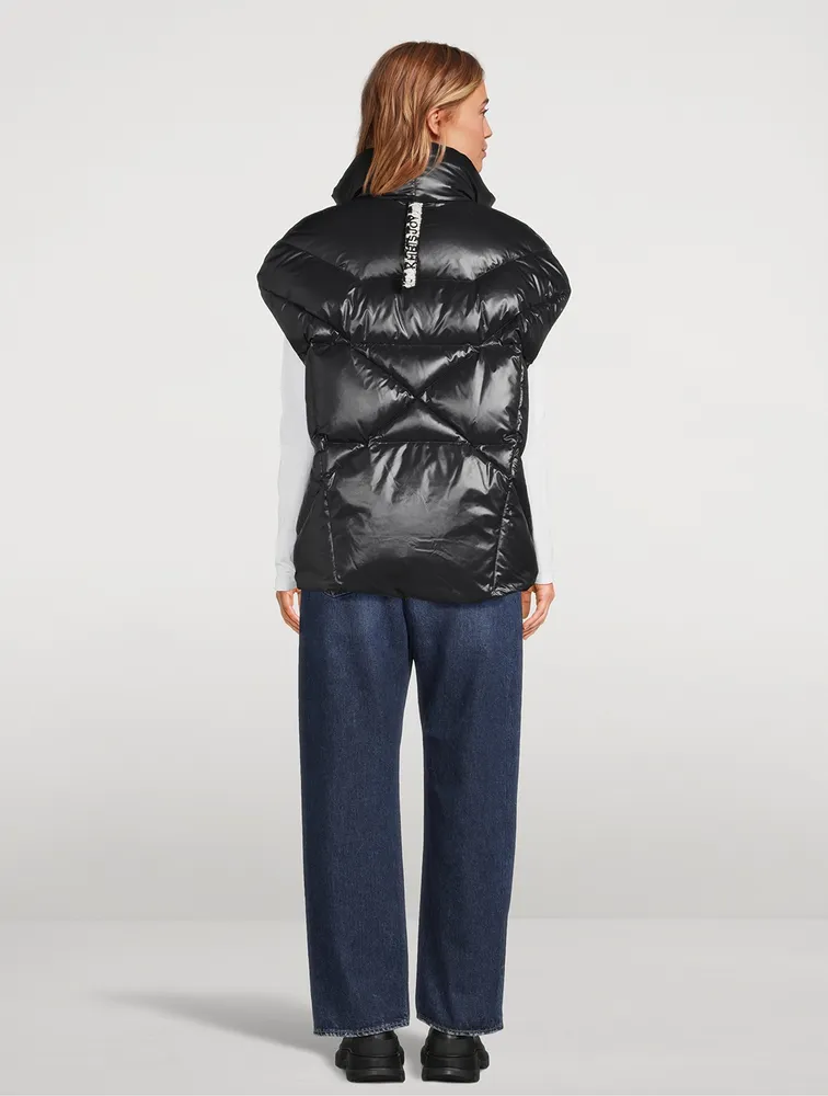 Puff Moon Shiny Down Vest