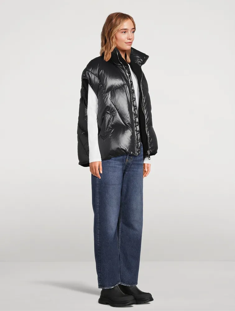 Puff Moon Shiny Down Vest