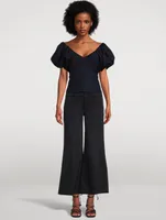 Le Palazzo Wide-Leg Jeans