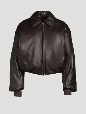 Coated Bomber Jacket