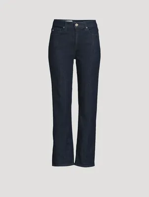 Saige High-Rise Straight Jeans