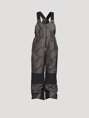 Myron Ski Overalls With Jacquard Logo