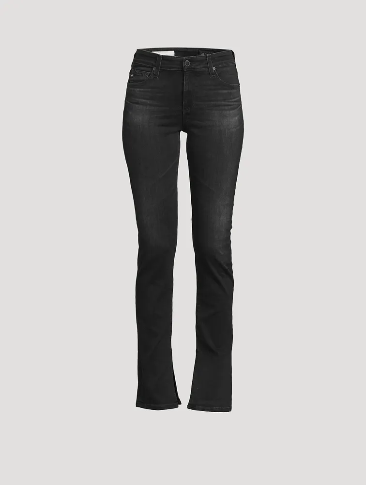 Mari Extended High-Rise Straight Jeans