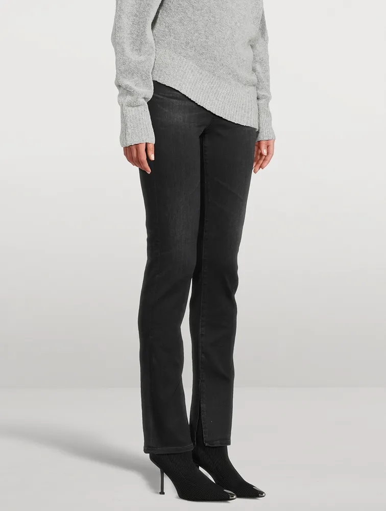 Mari Extended High-Rise Straight Jeans