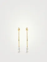 Hélios 18K Gold Hoop Earrings With Diamonds