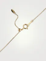 Symbols 18K Gold Cross Necklace With Diamonds