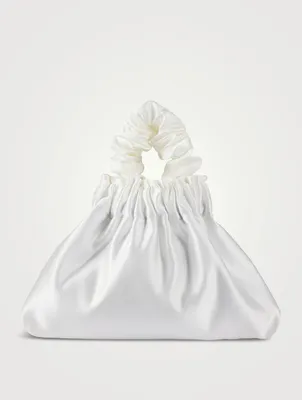 Bridal Halo Satin Scrunchie Bag