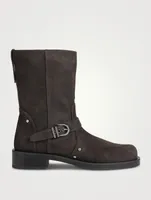 Maverick Suede Combat Boots