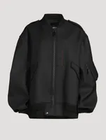 Wool Bomber Jacket