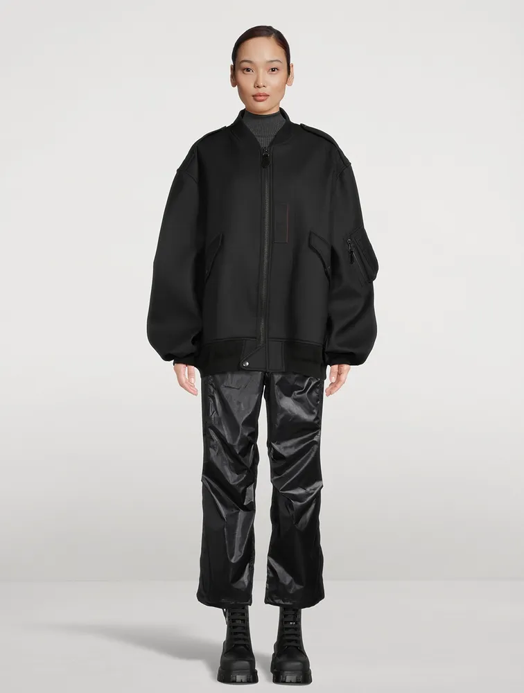 Wool Bomber Jacket