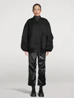Wool Bomber Jacket