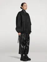 Wool Bomber Jacket