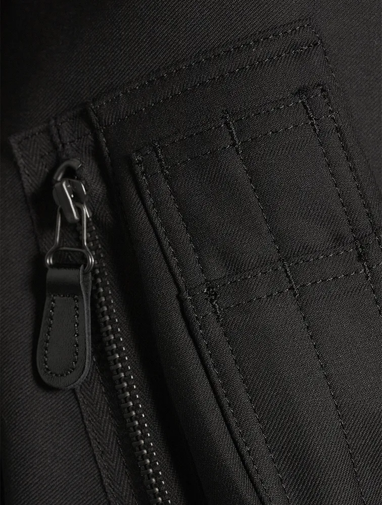 Wool Bomber Jacket