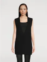 Cashmere And Wool Sleeveless Sweater