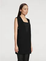 Cashmere And Wool Sleeveless Sweater