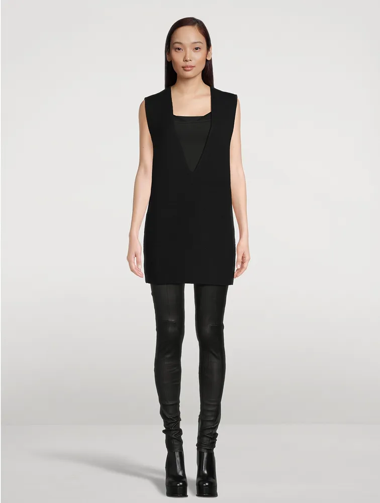 Cashmere And Wool Sleeveless Sweater