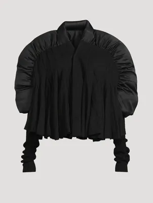 Duvetessa Cropped Wool Jacket
