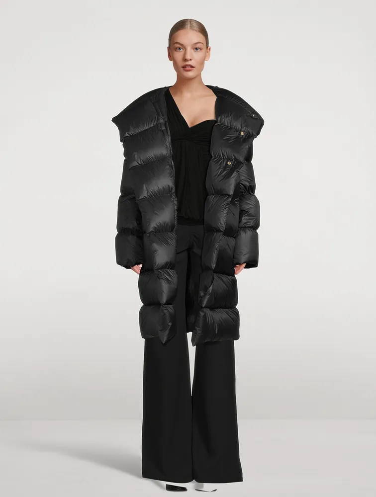 Recycled Nylon Down Puffer Jacket