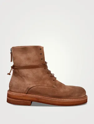 Parrucca Suede Combat Boots