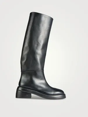 Fondello Leather Riding Boots