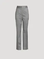 Wool Straight-Leg Pants