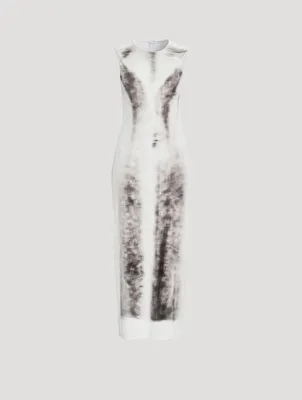 Tank Dress Blurred Print