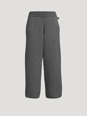 Cropped Cashmere Trousers