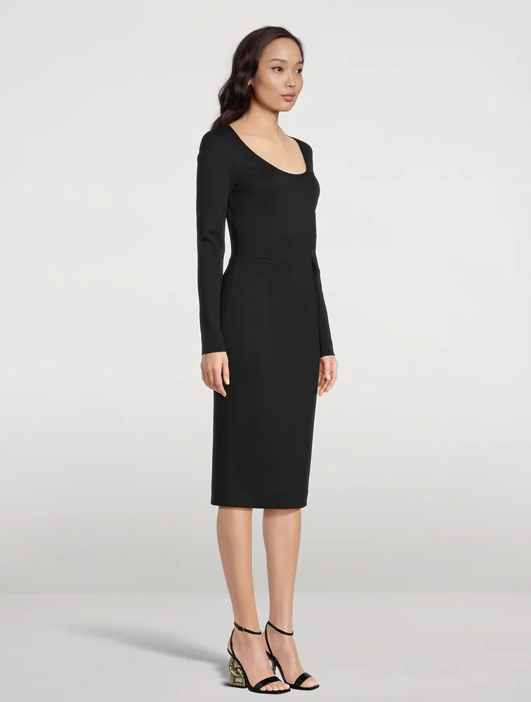 Milano Rib Midi Dress