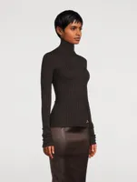 Rib-Knit Turtleneck