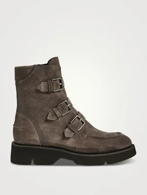 Benwin Suede Combat Boots