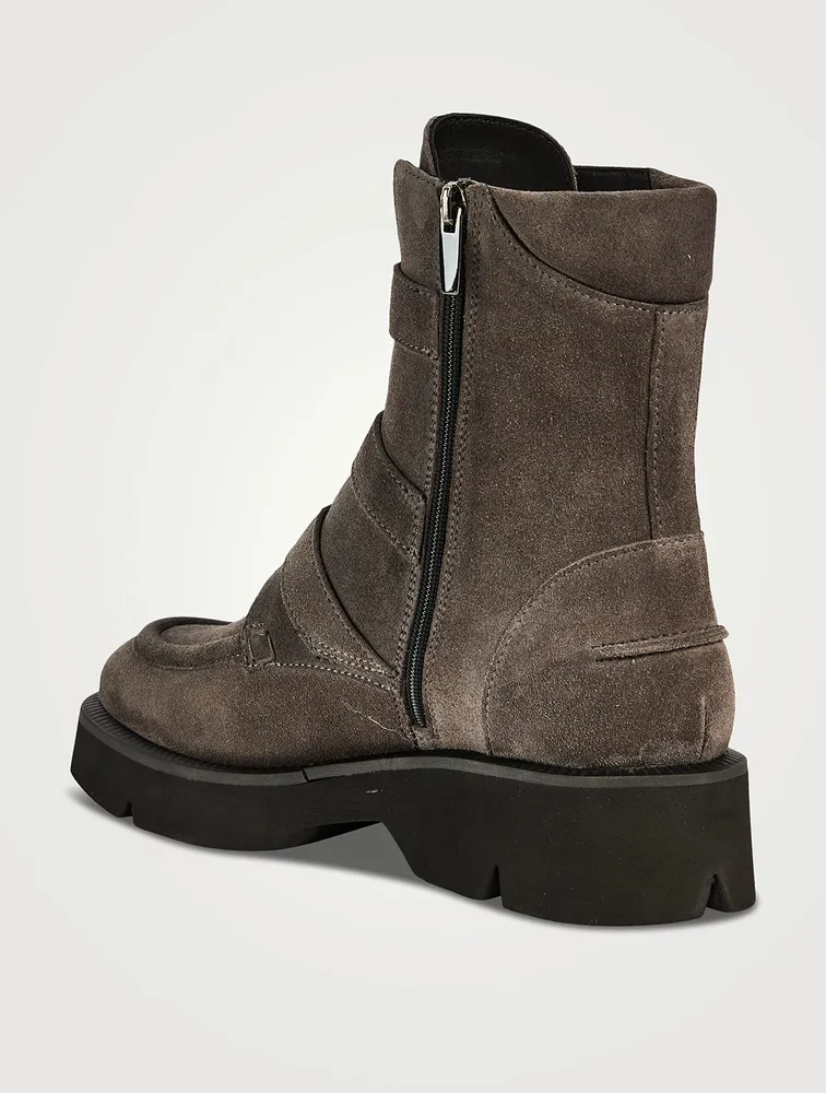 Benwin Suede Combat Boots