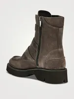 Benwin Suede Combat Boots