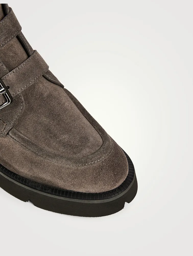 Benwin Suede Combat Boots