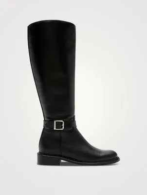 Stevie Leather Knee-High Boots