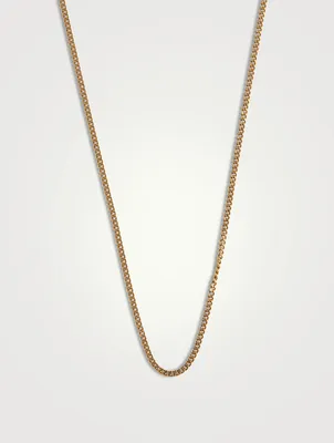 Vintage 19.2K Gold Curb Chain Necklace