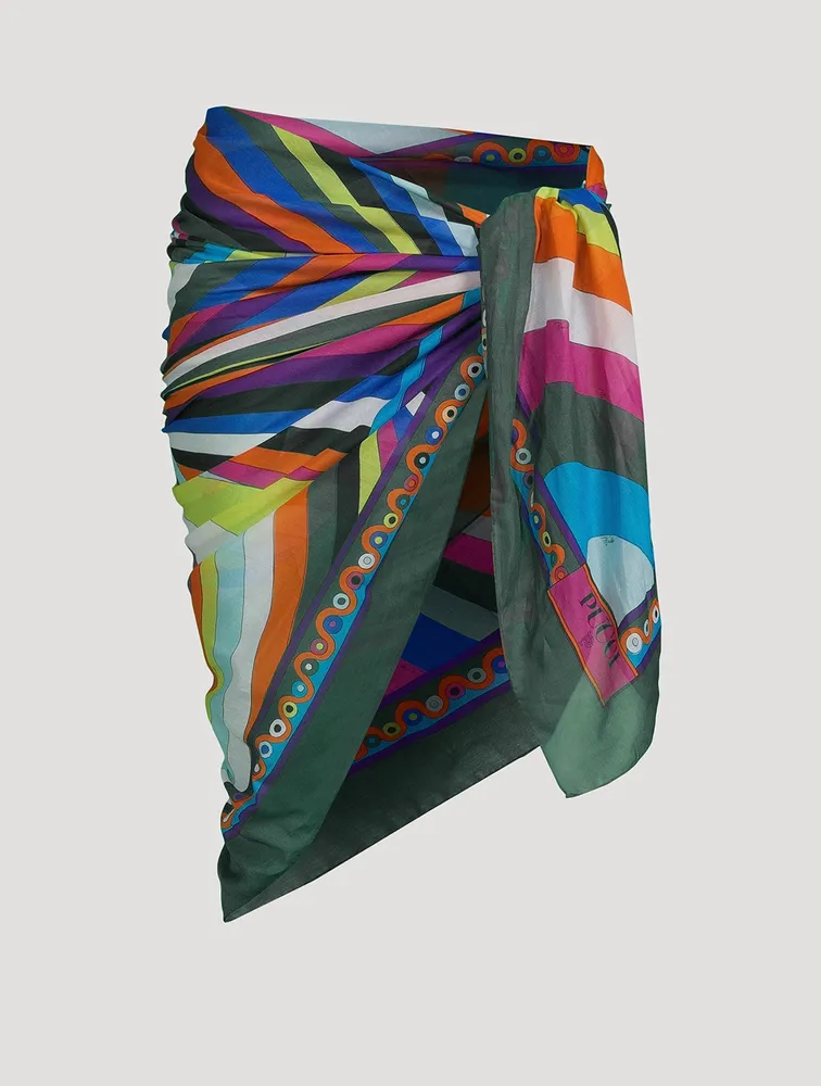 Sarong In Iride Print