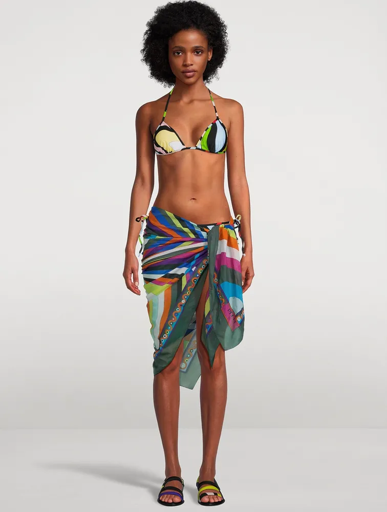 Sarong In Iride Print
