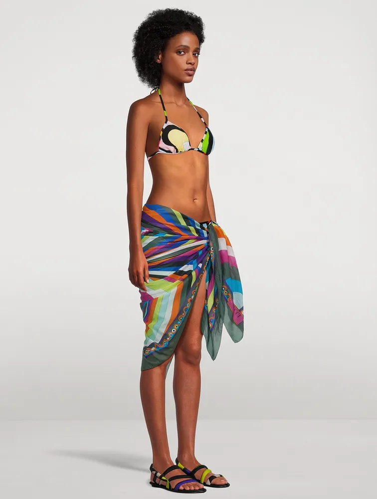 Sarong In Iride Print