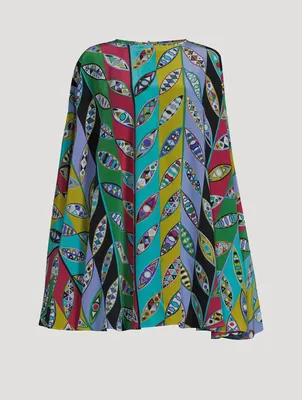 Silk Mini Dress Girandole Print