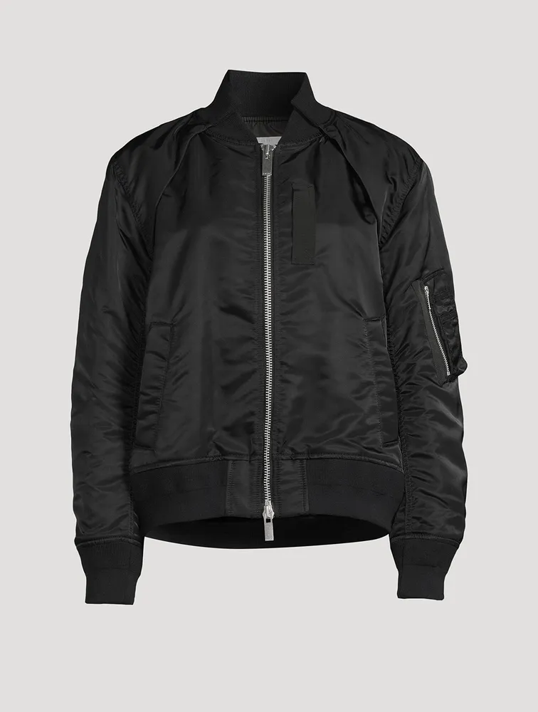 Nylon Bomber Jacket And Vest