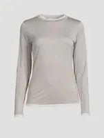 Double-Layered Long-Sleeve T-Shirt