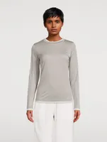 Double-Layered Long-Sleeve T-Shirt