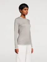 Double-Layered Long-Sleeve T-Shirt