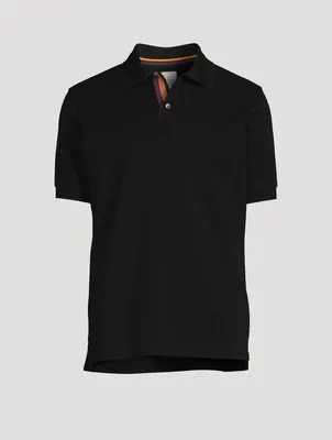 Polo Shirt With Artist Stripe Placket