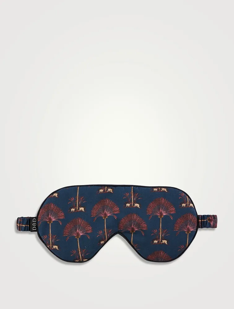 Cotton Eye Mask In Ravenala Print