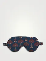 Cotton Eye Mask In Ravenala Print