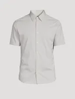Irving Structure Knit Short-Sleeve Shirt